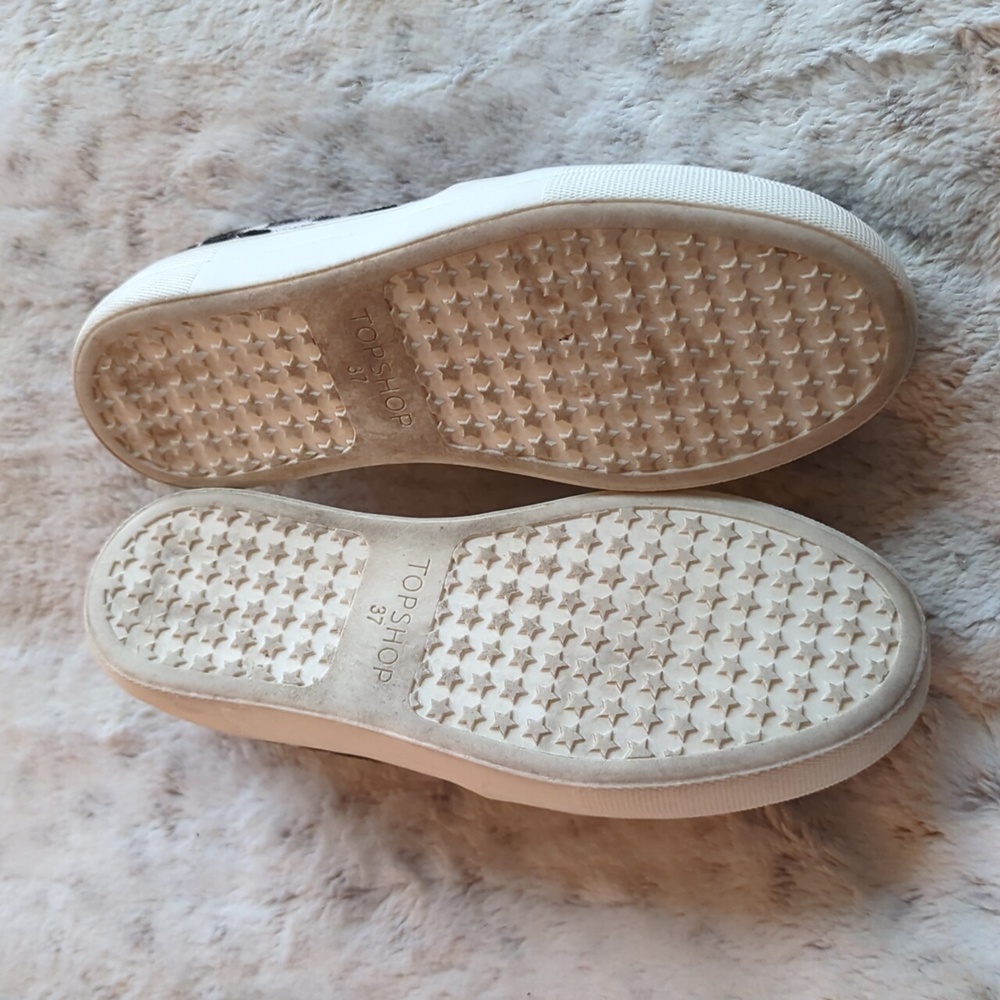 Topshop Leopard Print Canvas Slip On Streetwear S… - image 8